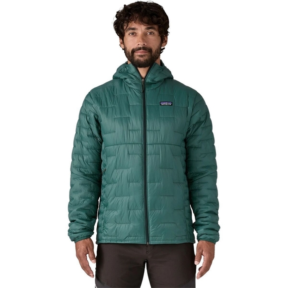 $329💚RARE💙 Patagonia Micro Puff Hoody Jacket Mens Sea Blue - Picture 10 of 12